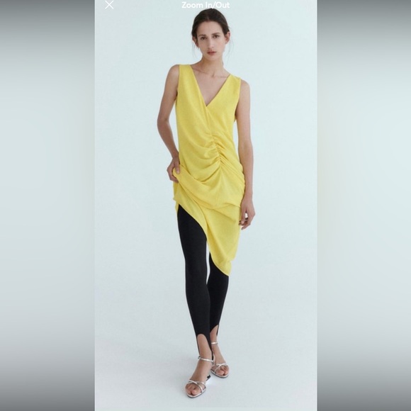 Zara Legging Basic Brown Riding Style Leggings XL - Picture 1 of 6